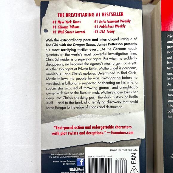 James Patterson Private Paperback Lot - Picture 5 of 7